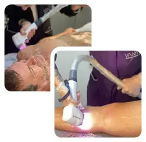 Sessão de depilação a laser na Clínica Vanitá